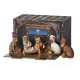 Purfect Pageant Cat Christmas Nativity Scene Set of 6 