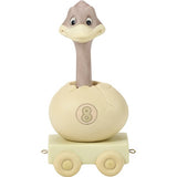 Birthday Train, Age 8, Isn’t Eight Just Great, Bisque Porcelain Figurine