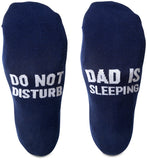 Do Not Disturb Dad is Sleeping  Men's Cotton Blend Socks