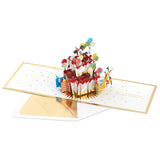 Hallmark Disney Mickey Mouse Cake 3D Pop-Up Birthday Card