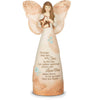 Stars in the Sky Sympathy Angel Figurine with Butterfly 7"