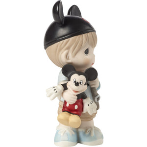 Precious Moments Disney Mickey Mouse Boy Fan Figurine Disney Dreamer