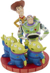 Precious Moments Disney Toy Story Woody Buzz and Martians Figurine