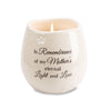 In Remembrance of My Mother's Eternal Light and Love 8 oz. Soy Wax Candle with Tranquility Scent