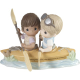 Precious Moments Couple Kayaking Making Memories One Adventure At A Time Figurine