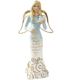 Guardian Angel with Doves Figurine 9"