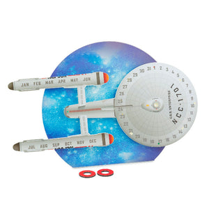 Hallmark Star Trek™ U.S.S. Enterprise™ Magnetic Perpetual Calendar