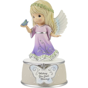 Precious Moments Wishing You God’s Blessings Musical Figurine