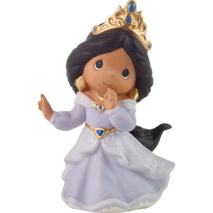 Precious Moments Disney Jasmine In Ball Gown And Tiara Figurine