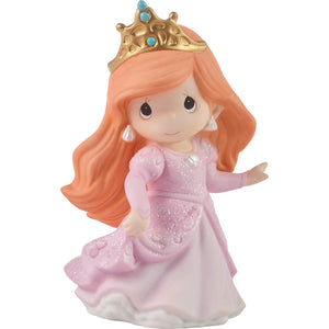 Precious Moments Disney Ariel In Ball Gown And Tiara Figurine