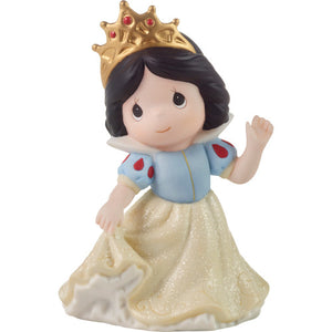 Precious Moments Disney Snow White In Ball Gown And Tiara Figurine