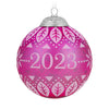 Hallmark 2023 Christmas Commemorative 2023 Glass Ball Ornament