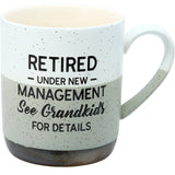 15 oz. Retired See Grandkids for Details Mug