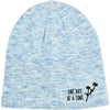 One Day At A Time Blue Beanie Hat