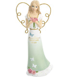 Grandma Another Word for Love Angel with Flower Figurine 6.5"