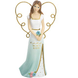 Nana a Blessing Angel with Flower Figurine 5.5"