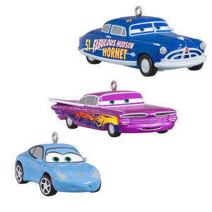 Hallmark 2023 Mini Disney/Pixar Cars Radiator Springs Pals Ornaments, Set of 3