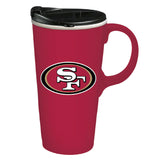 NFL® San Francisco 49ers Ceramic 17 oz. Latte Travel Mug