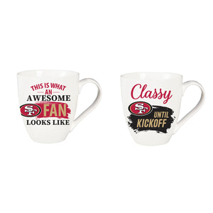 NFL® San Francisco 49ers Ceramic Cup O'Java 17 oz Mug Gift Set