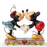 Jim Shore Mickey Mouse Kissing Minnie Figurine