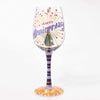 Lolita Glassware from Enesco Happy Anniversary Wine Glass