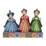 Jim Shore Disney Traditions Sleeping Beauty Royal Guests Three Fairies Figurine