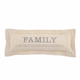 Mud Pie Family Definition Canvas Pillow 33"
