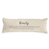 Mud Pie Washed Canvas Family Definition Pillow