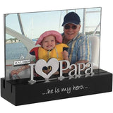 Malden I Love Papa Desktop Expressions 4"x6" Photo Frame