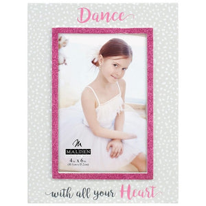 Malden Dance With All Your Heart 4"x6" Photo Frame