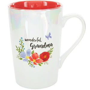 Wonderful Grandma Iridescent Latte Mug 15 oz.