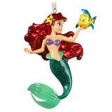 Hallmark Disney The Little Mermaid Ariel and Flounder Metal Ornament