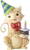 Jim Shore Heartwood Creek Collection Birthday Cat Mini Figurine