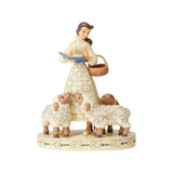 Jim Shore White Woodland Beauty and The Beast Bell Figurine