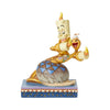 Jim Shore Beauty and The Beast Lumiere and Plumette Figurine