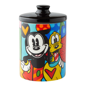 Disney Mickey and Pluto Canister by Romero Britto