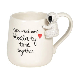 Our Name Is Mud Sculpted Koala Koala-ty Time Together Mug