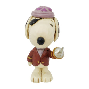 Jim Shore by Enesco Mini Snoopy Pirate Figurine
