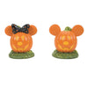 Disney Mickey's Pumpkintown Set of 2 Mickey and Minnie Topiaries  by Department56