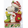  Jim Shore Snoopy with Stocking and Woodstock "Gifts of Friendship" Hallmark Exclusive 
