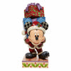 Jim Shore Disney Here Comes Old St. Mick Mickey with Presents Figurine