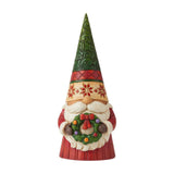  Jim Shore Christmas Gnome with Wreath Decorating Gnome and Hearth 