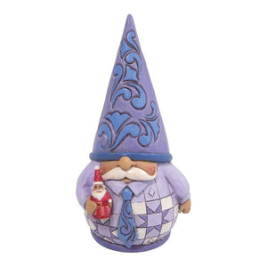  Jim Shore Purple Gnome with Santa An Artist Like Gnome Other 