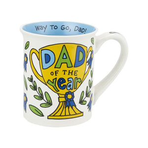 Our Name Is Mud Way to Go Dad of the Year Trophy Mug