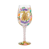 Lolita Wine Glass Happy 70th Birthday