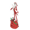 Jim Shore Disney Showcase Santa Jack Skellington Figurine from Tim Burton's the Nightmare Before Christmas