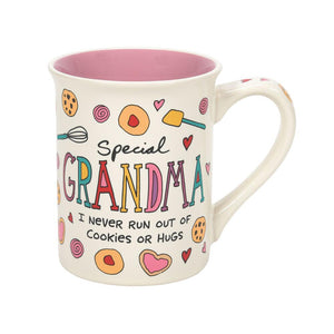 Our Name Is Mud Special Grandma Never Out of Cookies or Hugs Mug