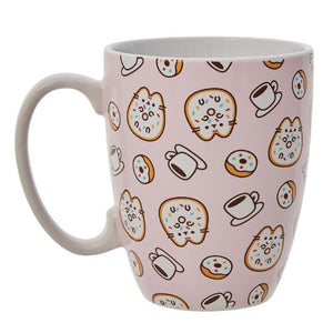 Pusheen Donuts and Coffee Mug