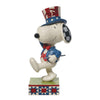 Jim Shore Peanuts Marching with Glory Patriotic Snoopy Figurine