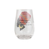 Our Name is Mud When Sleeping Women Wake, Mountains Move Bling Stemless Wine Glass